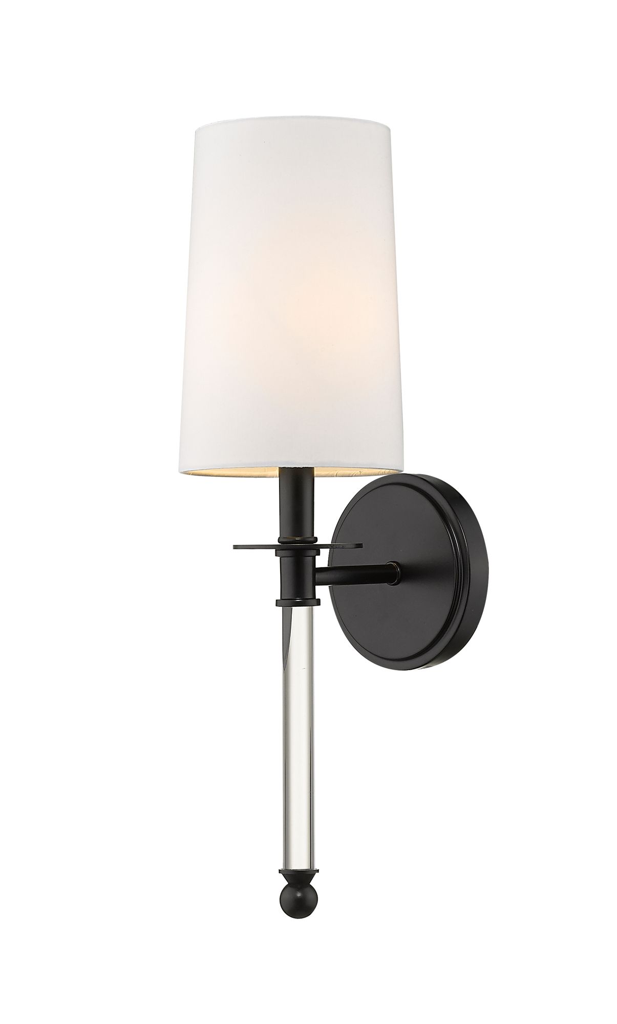Image 3 Mila by Z-Lite Matte Black 5.5 inch 1 Light Wall Sconce more views