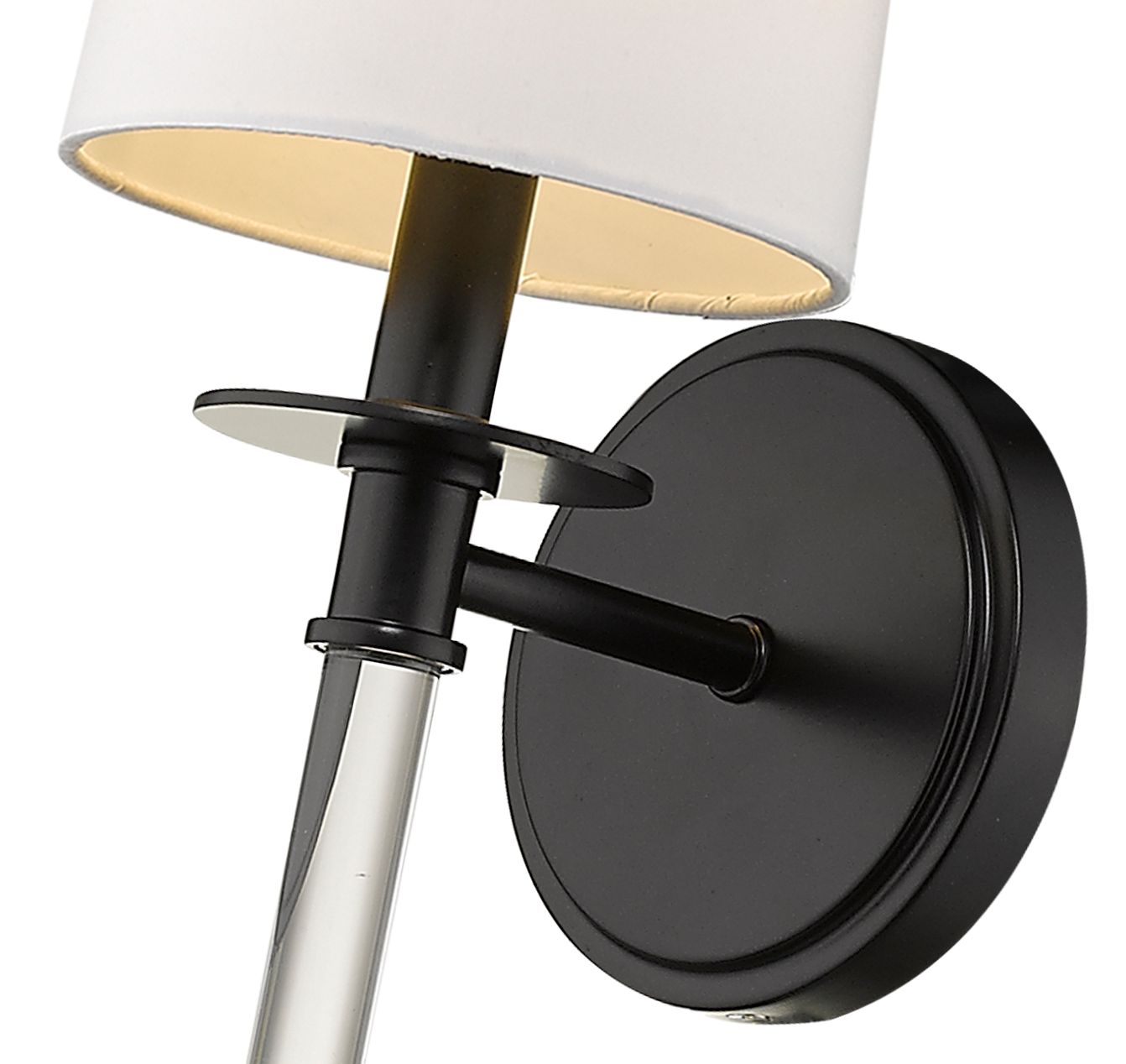 Image 4 Mila by Z-Lite Matte Black 5.5 inch 1 Light Wall Sconce more views