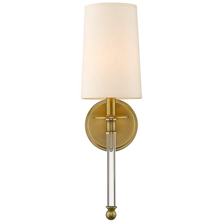Image 5 Mila by Z-Lite Rubbed Brass 1 Light Wall Sconce more views