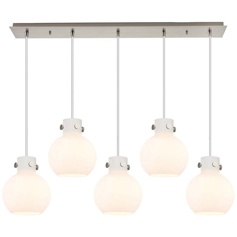 Image 1 Milan 11.88" Wide 3 Light Brushed Brass Multi Pendant w/ Light Smoke S