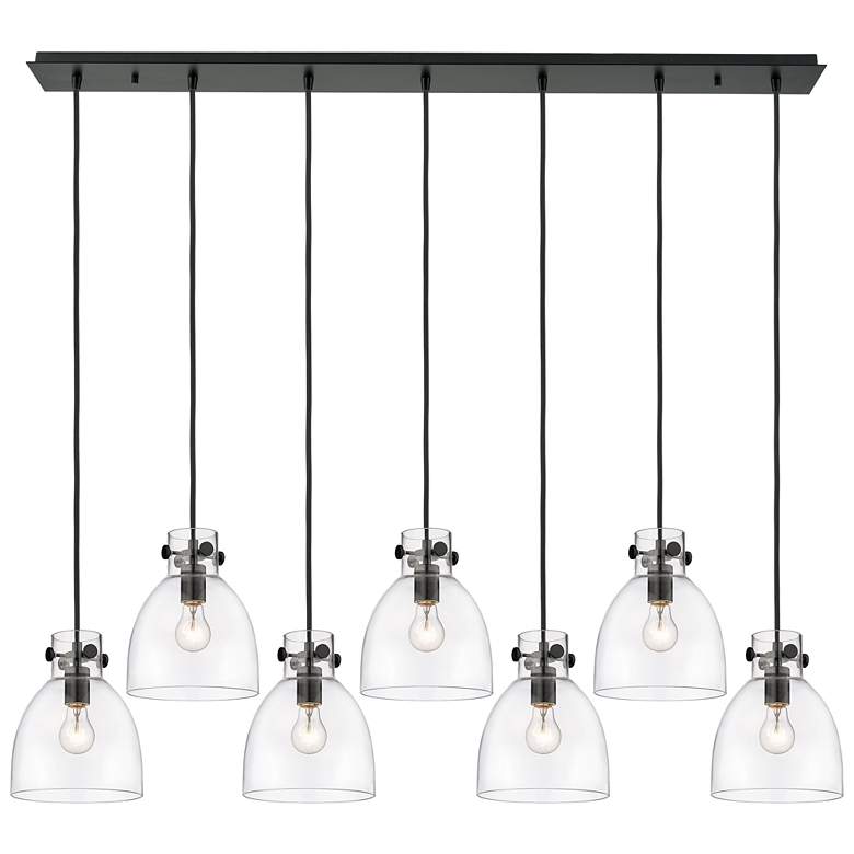 Image 1 Milan 23.63" Wide 12 Light Brushed Brass Multi Pendant w/ Light Smoke