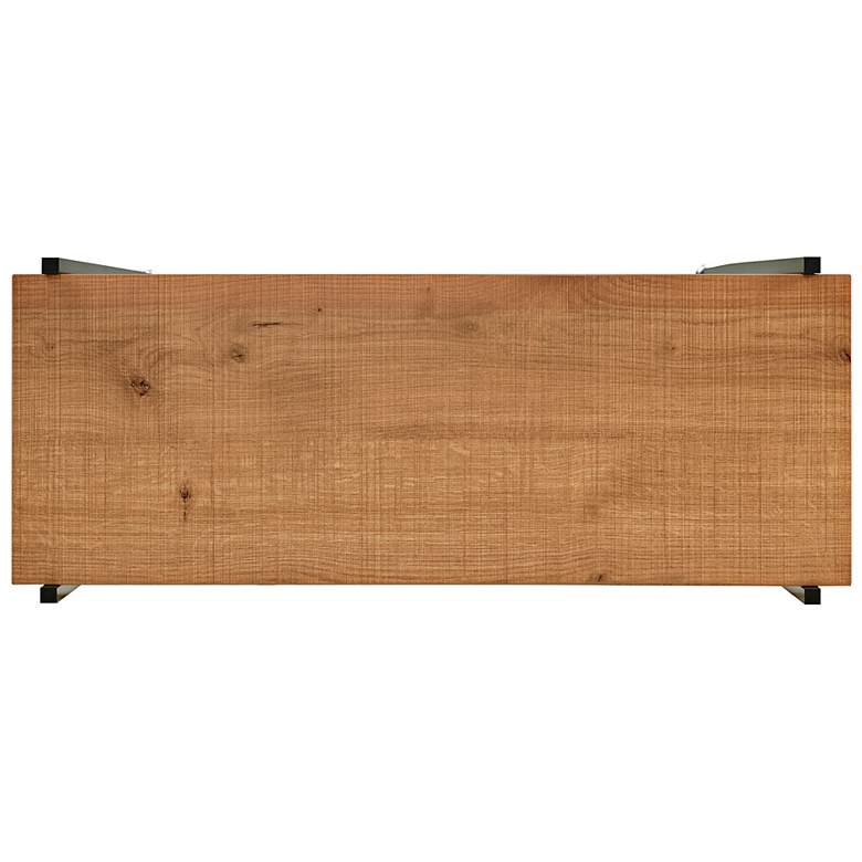 Image 3 Milan 31 1/2" Wide White and Distressed Oak 3-Shelf Bookcase more views