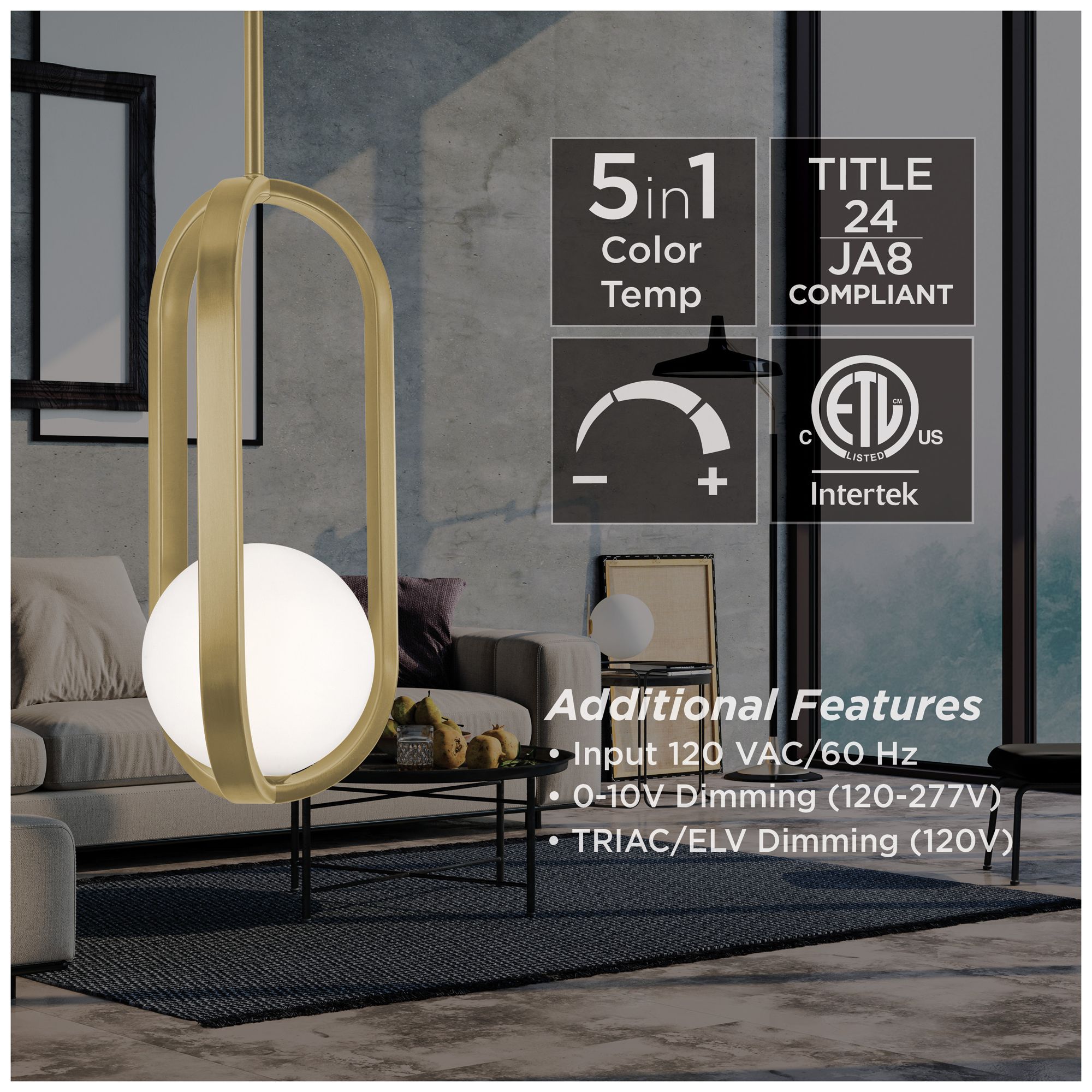 Image 7 Milan 7" Wide Light Antique Brass LED Pendant more views