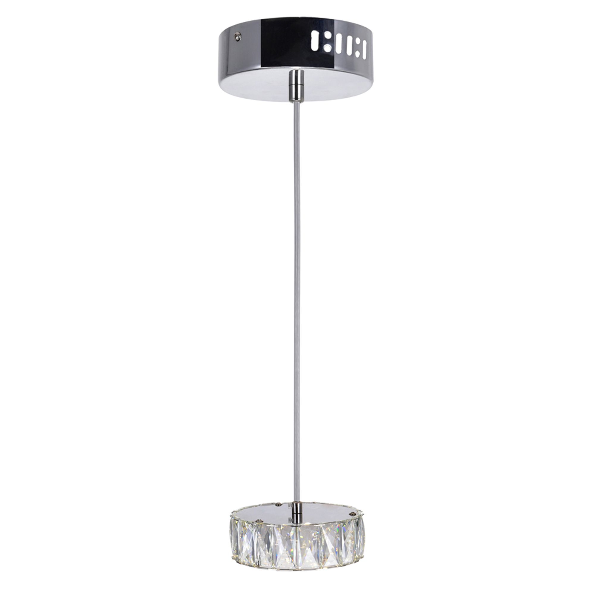 Image 3 Milan LED Mini Pendant With Chrome Finish more views