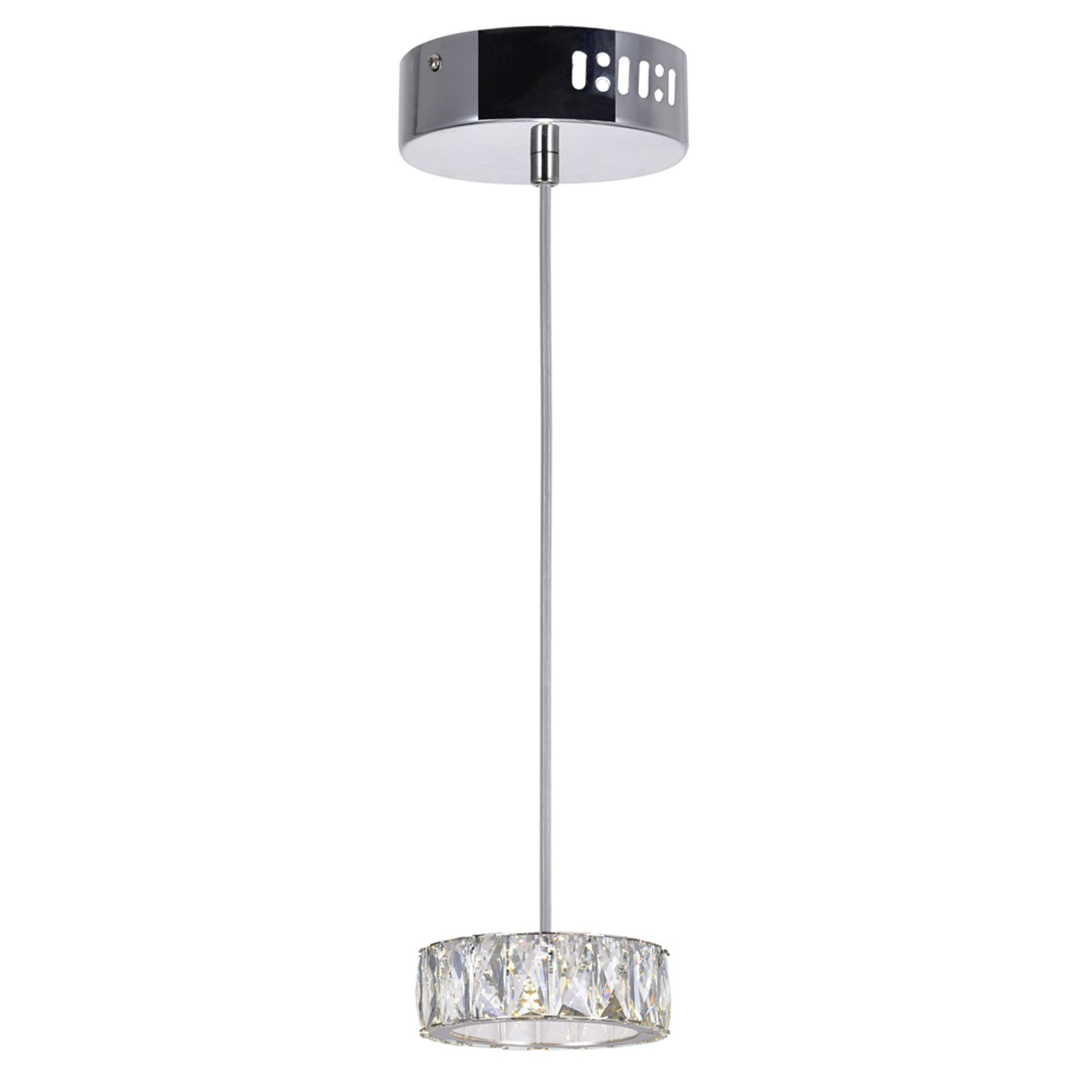 Image 5 Milan LED Mini Pendant With Chrome Finish more views
