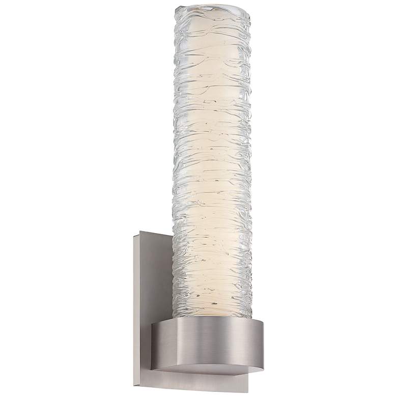 Image 1 Milano 14 1/2 inch High Stranded Glass LED Wall Sconce