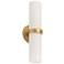 Milano 15" High Brushed Gold LED Wall Sconce