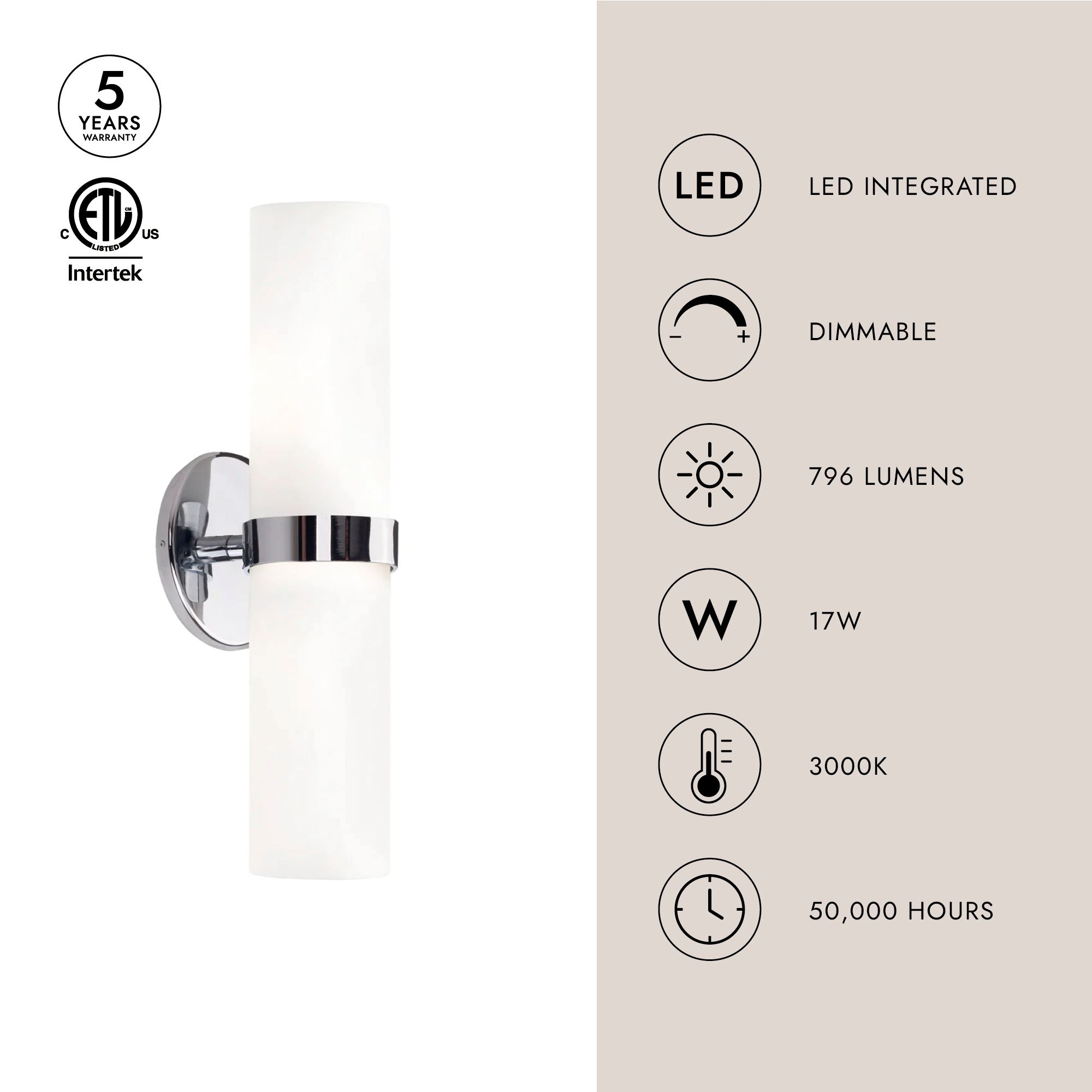 Image 3 Milano 15" High Brushed Gold LED Wall Sconce more views