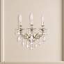 4_Milano 15"H x 13"W 3-Light Crystal Wall Sconce in Heirloom Bronze more views