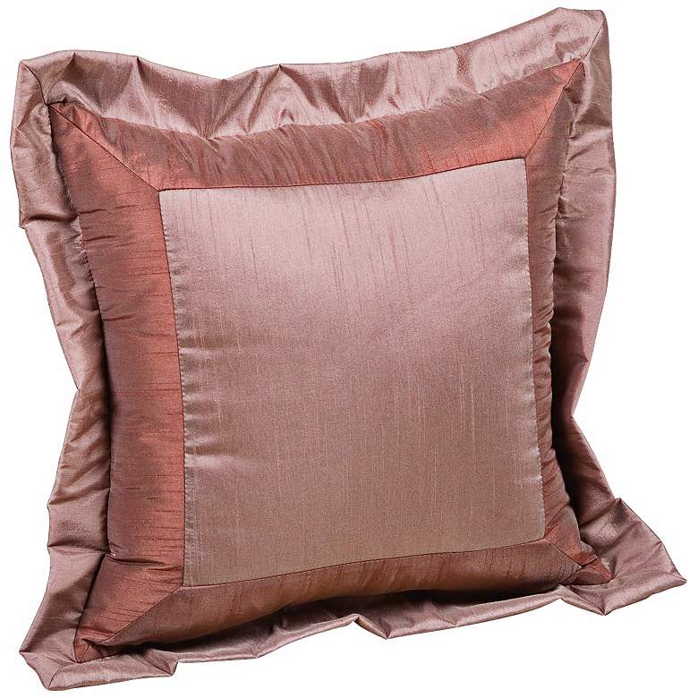 Image 1 Milano 18 inch Square Two-Tone Decorative Pillow