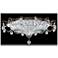 Milano 22 1/2" Wide Crystal Ceiling Light in Midnight Gild