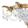 2_Milano 8"H x 16.5"W 2-Light Crystal Flush Mount in French Gold more views