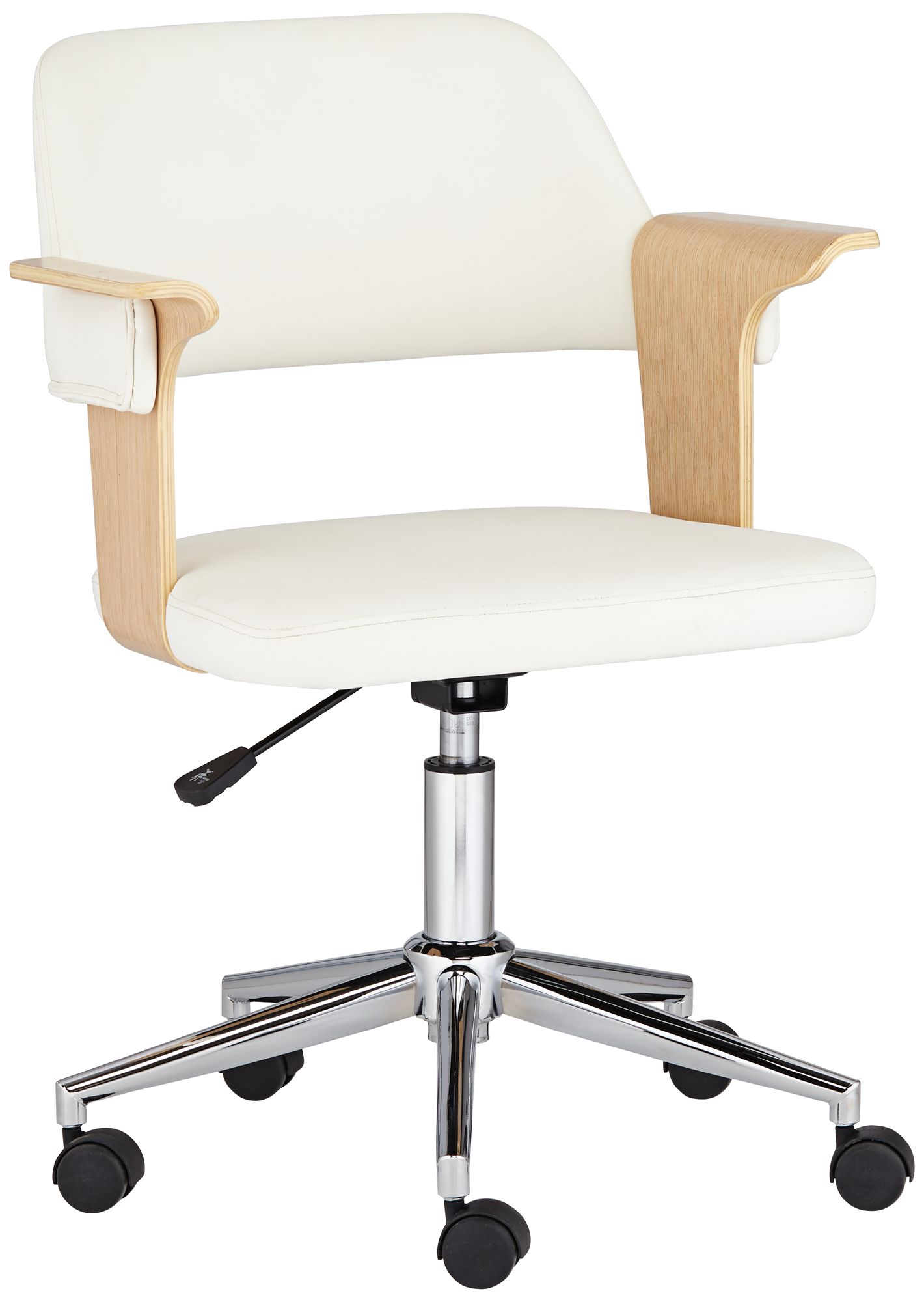 adjustable white desk chair