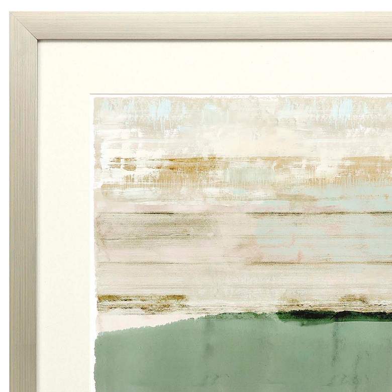 Image 2 Miles Away II 37" High Framed Exclusive Giclee Wall Art more views