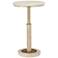 Miles Travertine Accent Table