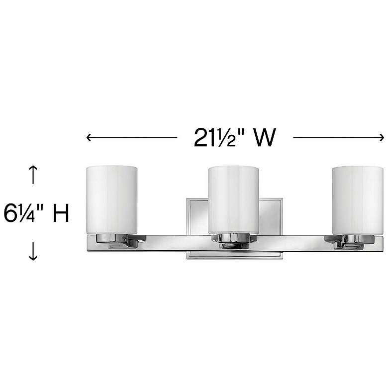 Image 4 Miley 21 1/2" Wide Chrome Bath Light by Hinkley Lighting more views