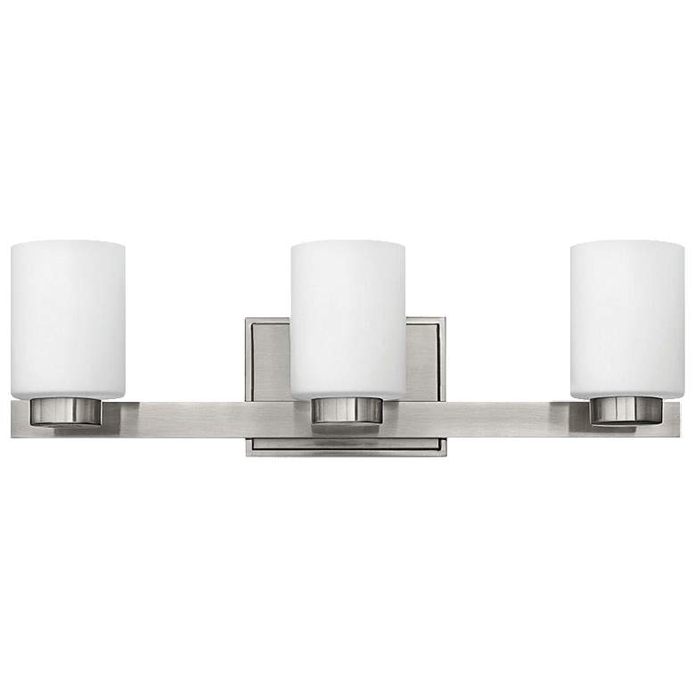 Image 1 Miley 21 1/2" Wide Nickel Bath Light by Hinkley Lighting