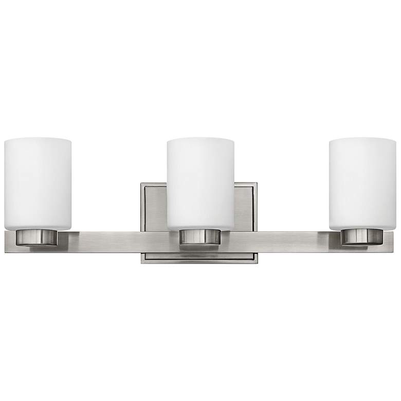 Image 2 Miley 21 1/2" Wide Nickel Bath Light by Hinkley Lighting more views