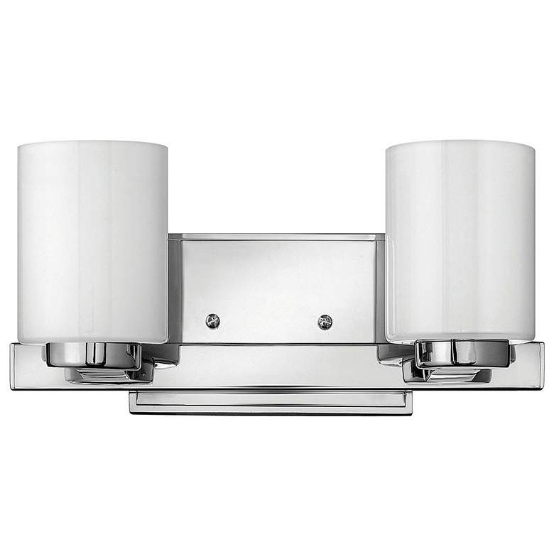 Image 1 Miley 6 1/4"H Chrome 2-Light Wall Sconce by Hinkley Lighting