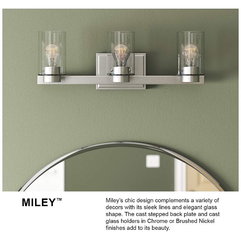Image 7 Miley 6 1/4"H Chrome 2-Light Wall Sconce by Hinkley Lighting more views