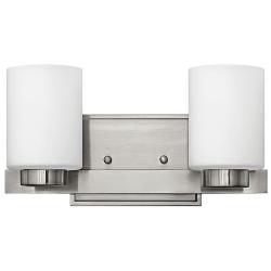 Miley 6 1/4"H Nickel 2-Light Wall Sconce by Hinkley Lighting