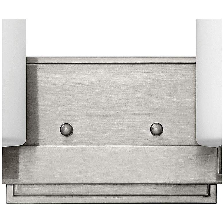 Image 5 Miley 6 1/4"H Nickel 2-Light Wall Sconce by Hinkley Lighting more views