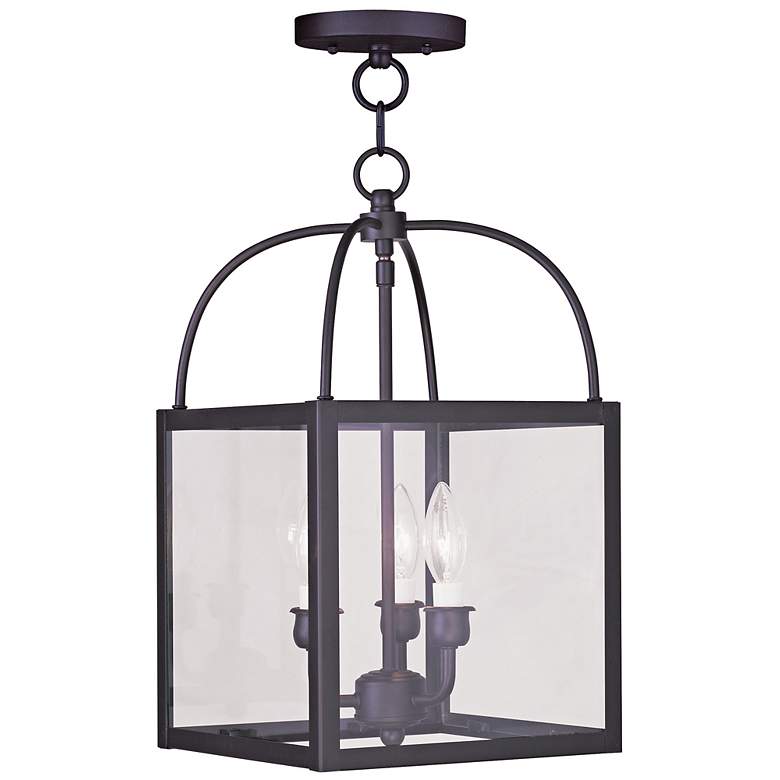 Image 2 Milford 10" Wide Bronze 3-Light Mini Pendant