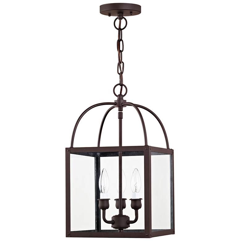 Image 3 Milford 10" Wide Bronze 3-Light Mini Pendant more views