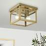 Thumbnail1 of Milford 2 Light Antique Brass Flush Mount