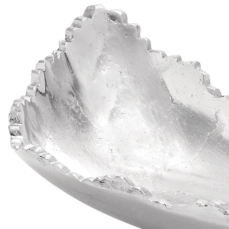 Image 2 Milgaite Silver Metal Boat-Shaped Decorative Tray more views