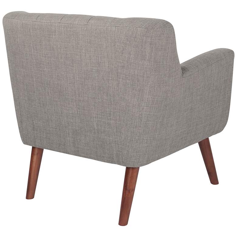Image 4 Mill Lane Cement Button-Tufted Accent Chair more views