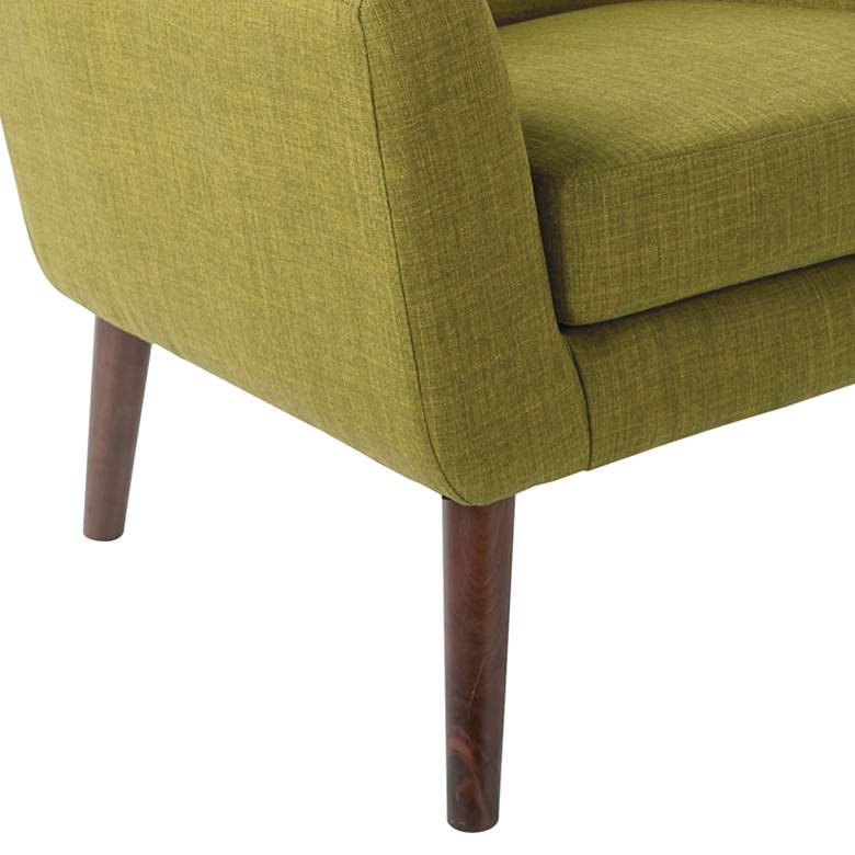 Image 3 Mill Lane Green Button-Tufted Accent Chair more views