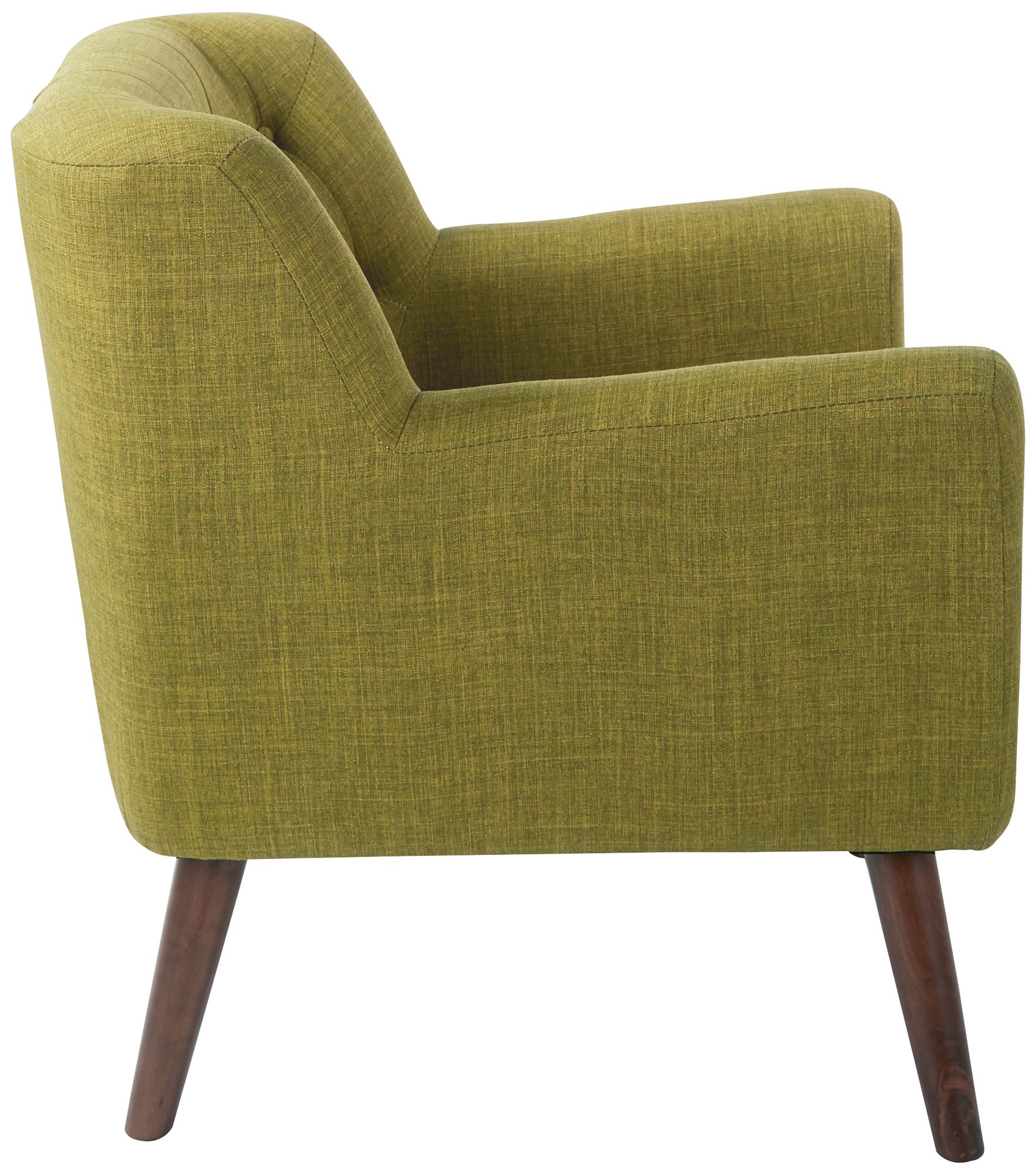 Image 4 Mill Lane Green Button-Tufted Accent Chair more views