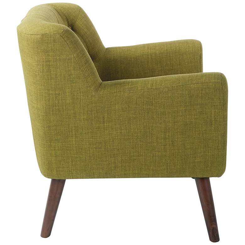 Image 4 Mill Lane Green Button-Tufted Accent Chair more views