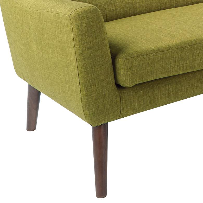 Image 5 Mill Lane Green Button-Tufted Loveseat more views