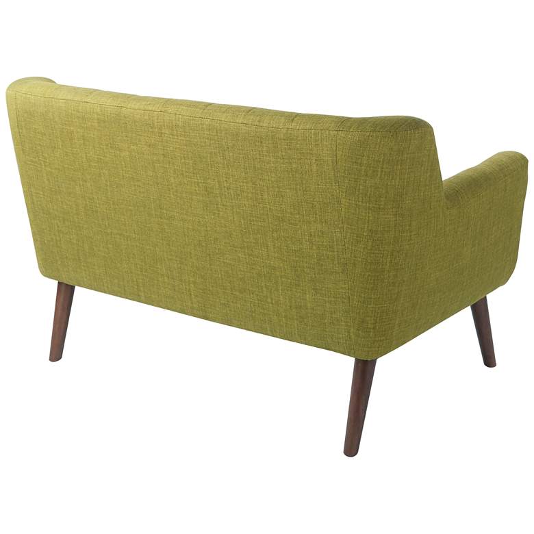 Image 7 Mill Lane Green Button-Tufted Loveseat more views