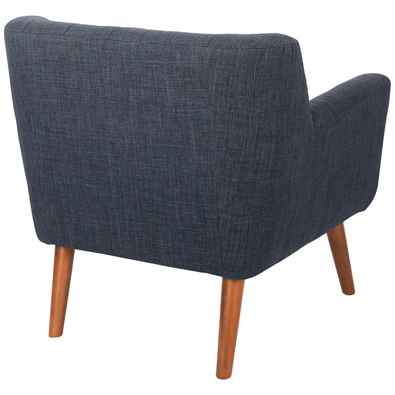 Image 6 Mill Lane Navy Button-Tufted Accent Chair more views