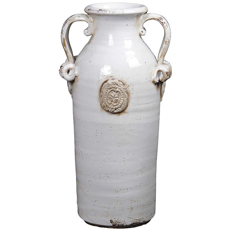 Image 1 Millano Large White Decorative Vase