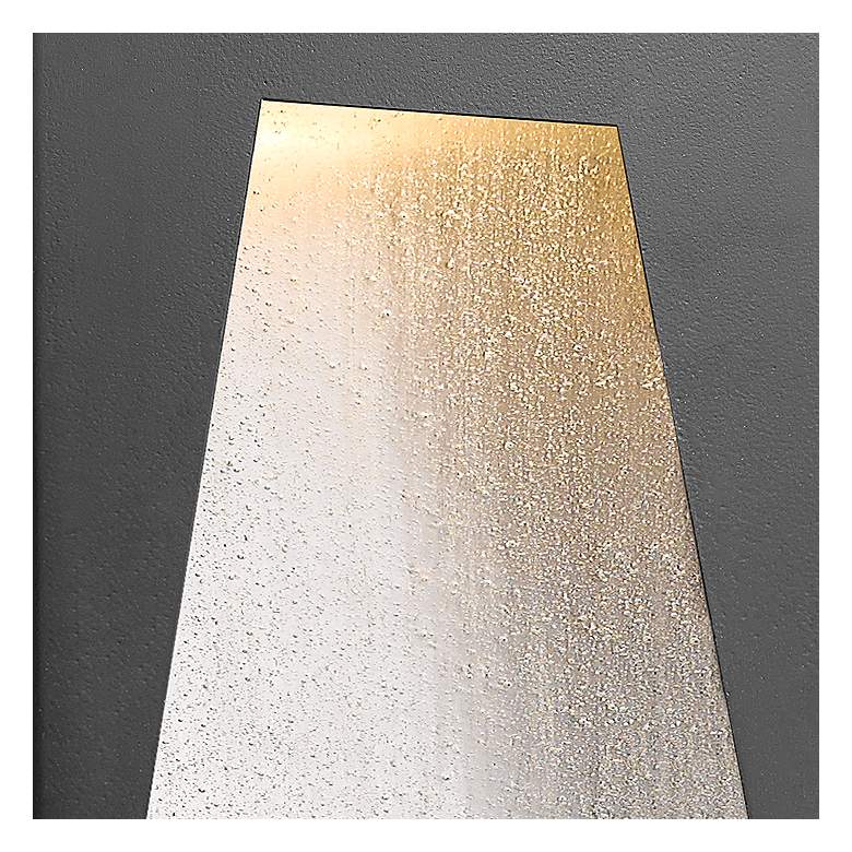 Image 2 Millenial 10" High Black Silver LED Outdoor Wall Light more views