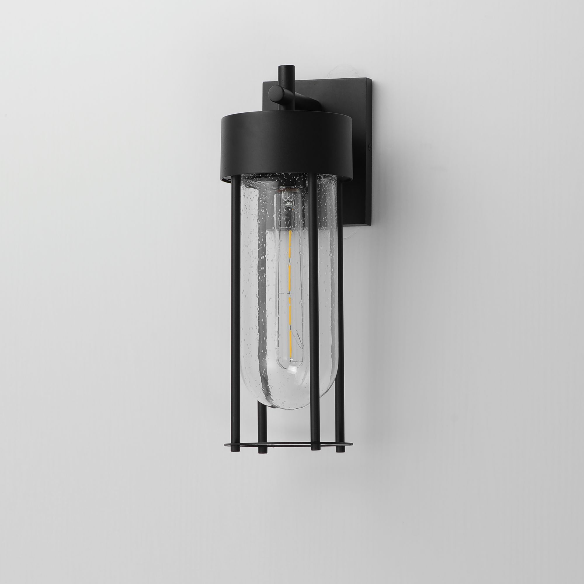 Image 4 Millennial Outdoor Wall Sconce - Black more views