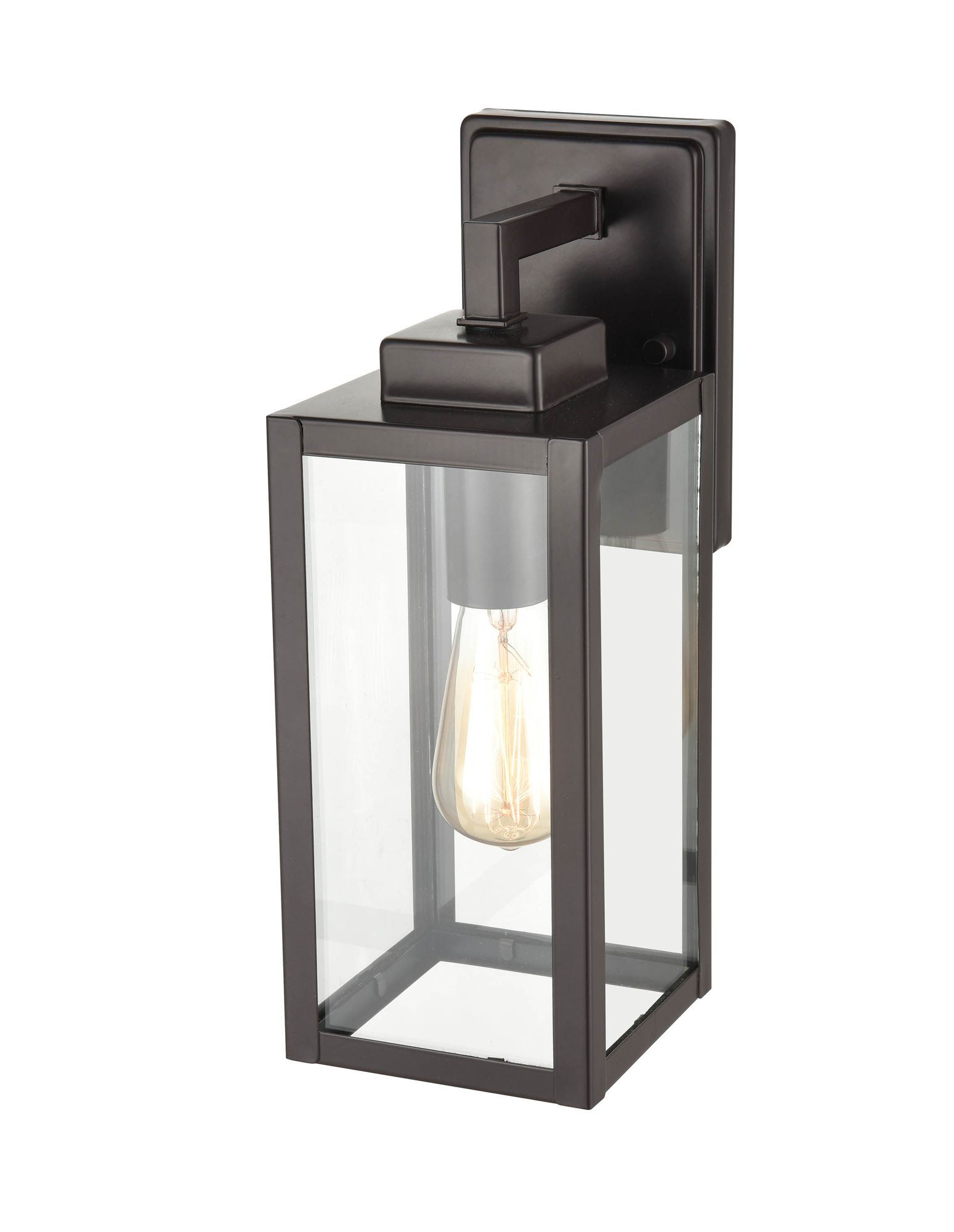 Image 3 Millennium 1-Light 13" Powder Coated Bronze Outdoor Wall Sconce with Shade more views