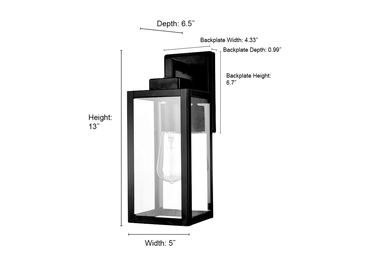 Image 5 Millennium 1-Light 13" Powder Coated Bronze Outdoor Wall Sconce with Shade more views
