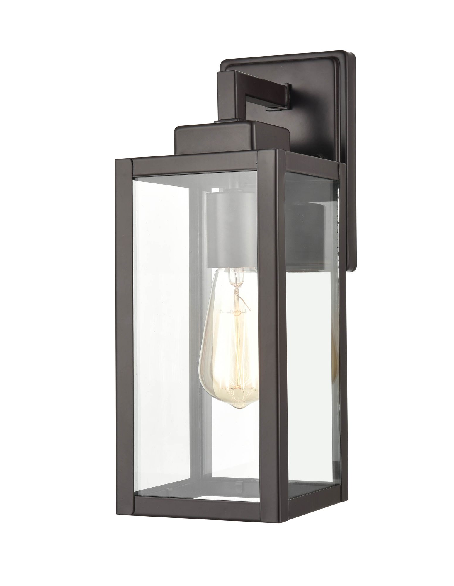 Image 6 Millennium 1-Light 13" Powder Coated Bronze Outdoor Wall Sconce with Shade more views