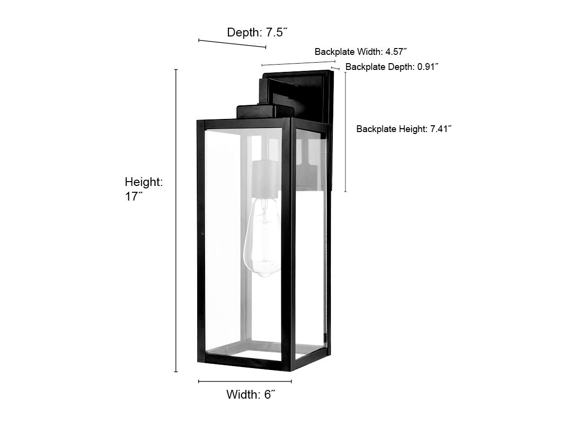 Image 5 Millennium 1-Light 17" Powder Coated Bronze Outdoor Wall Sconce with Shade more views
