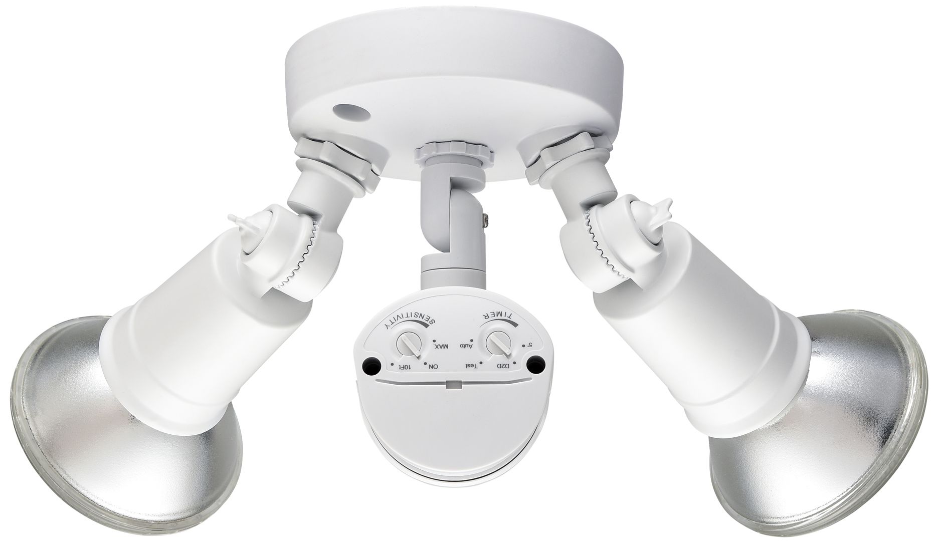 Millennium 2-Light 11.25" Matte White Security Flood Lights