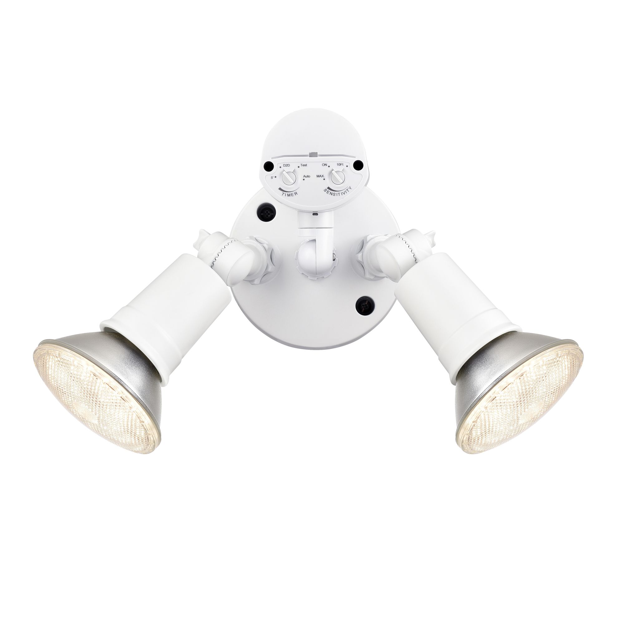 Image 2 Millennium 2-Light 11.25" Matte White Security Flood Lights more views