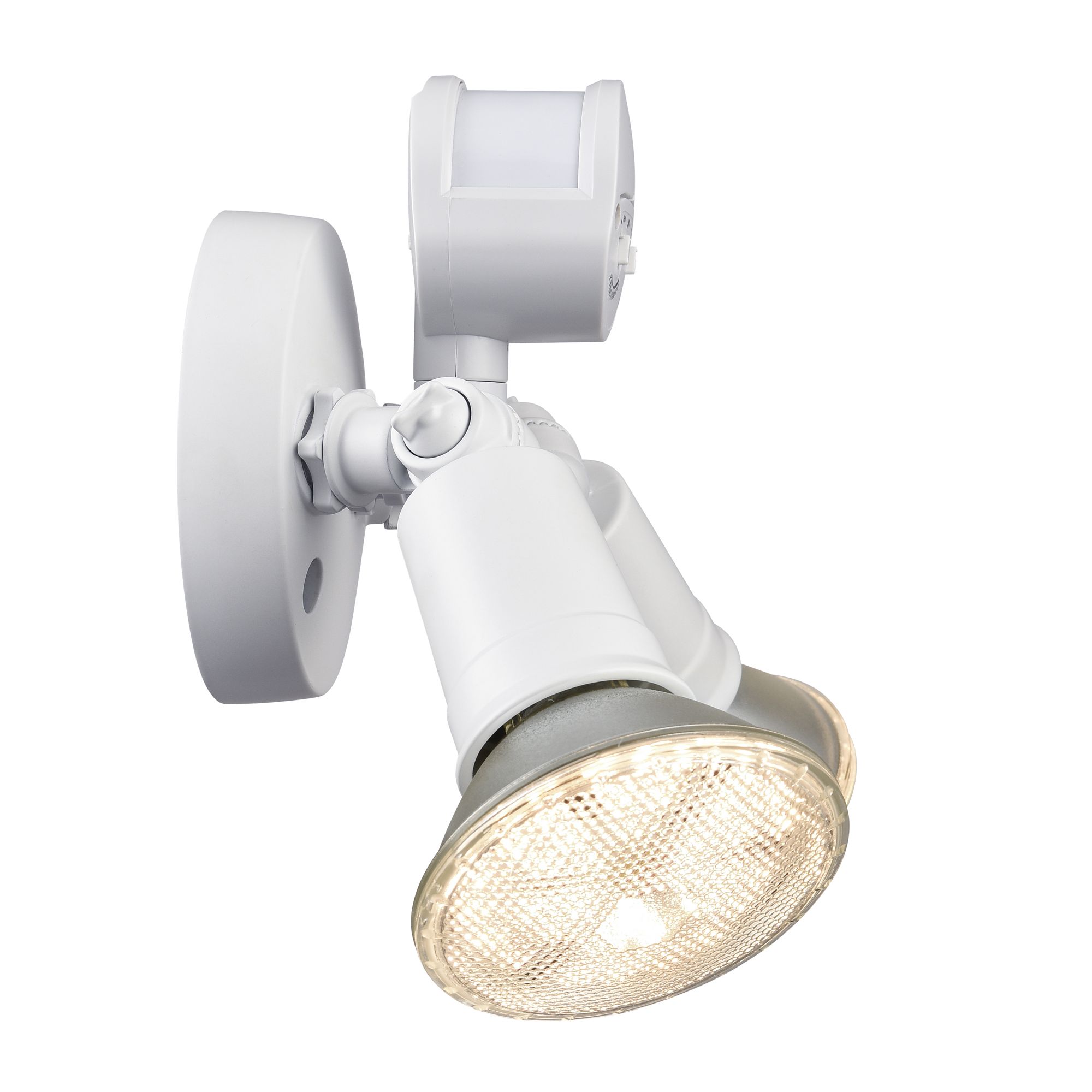 Image 3 Millennium 2-Light 11.25" Matte White Security Flood Lights more views