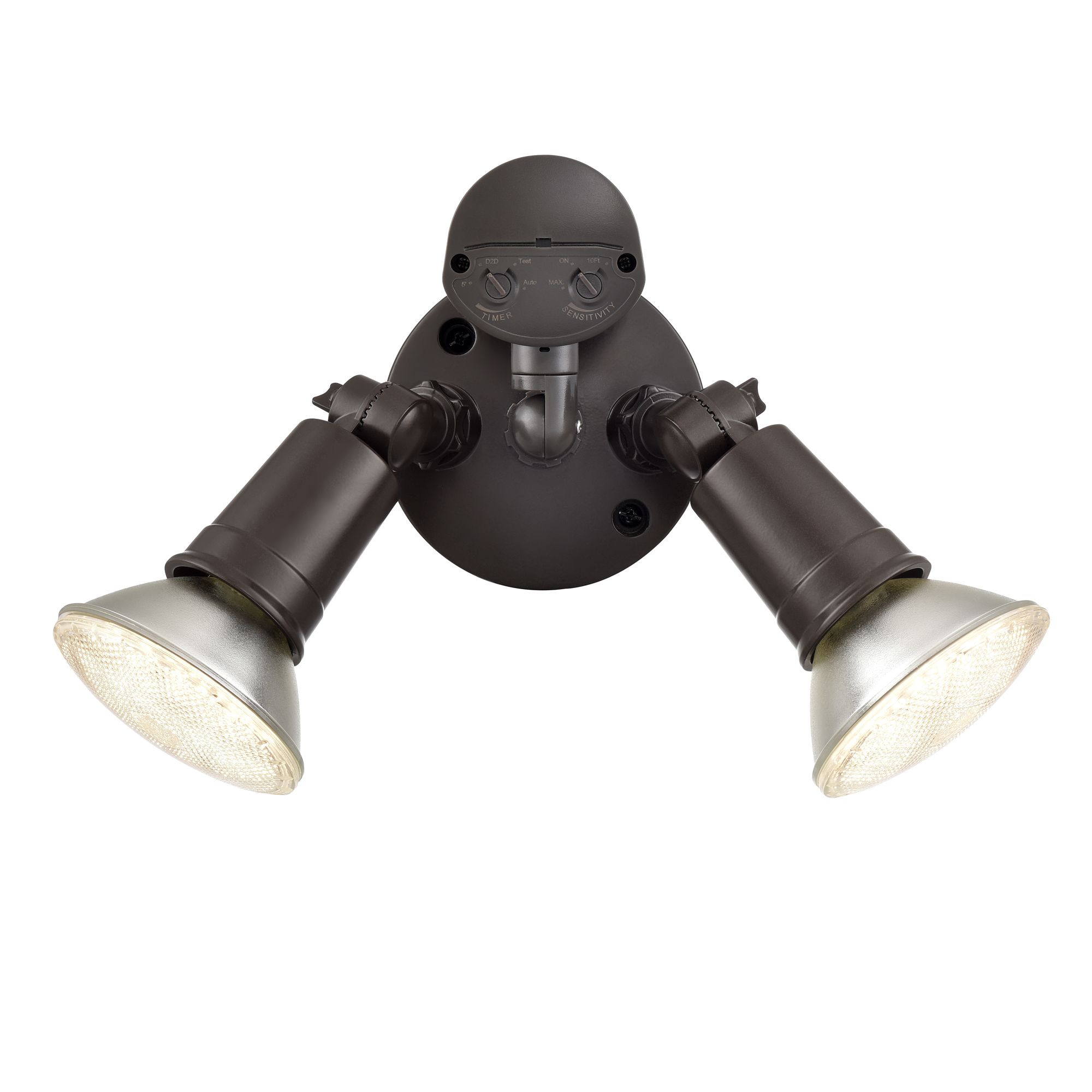Image 2 Millennium 2-Light 11.25" Powder Coated Bronze Security Flood Lights more views
