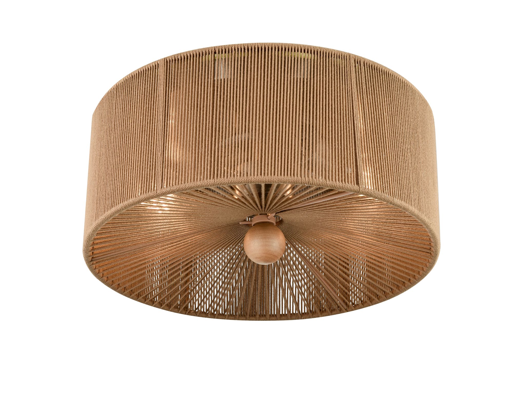 Image 3 Millennium 2-Light 13" Brushed Nickel Flush Mount more views