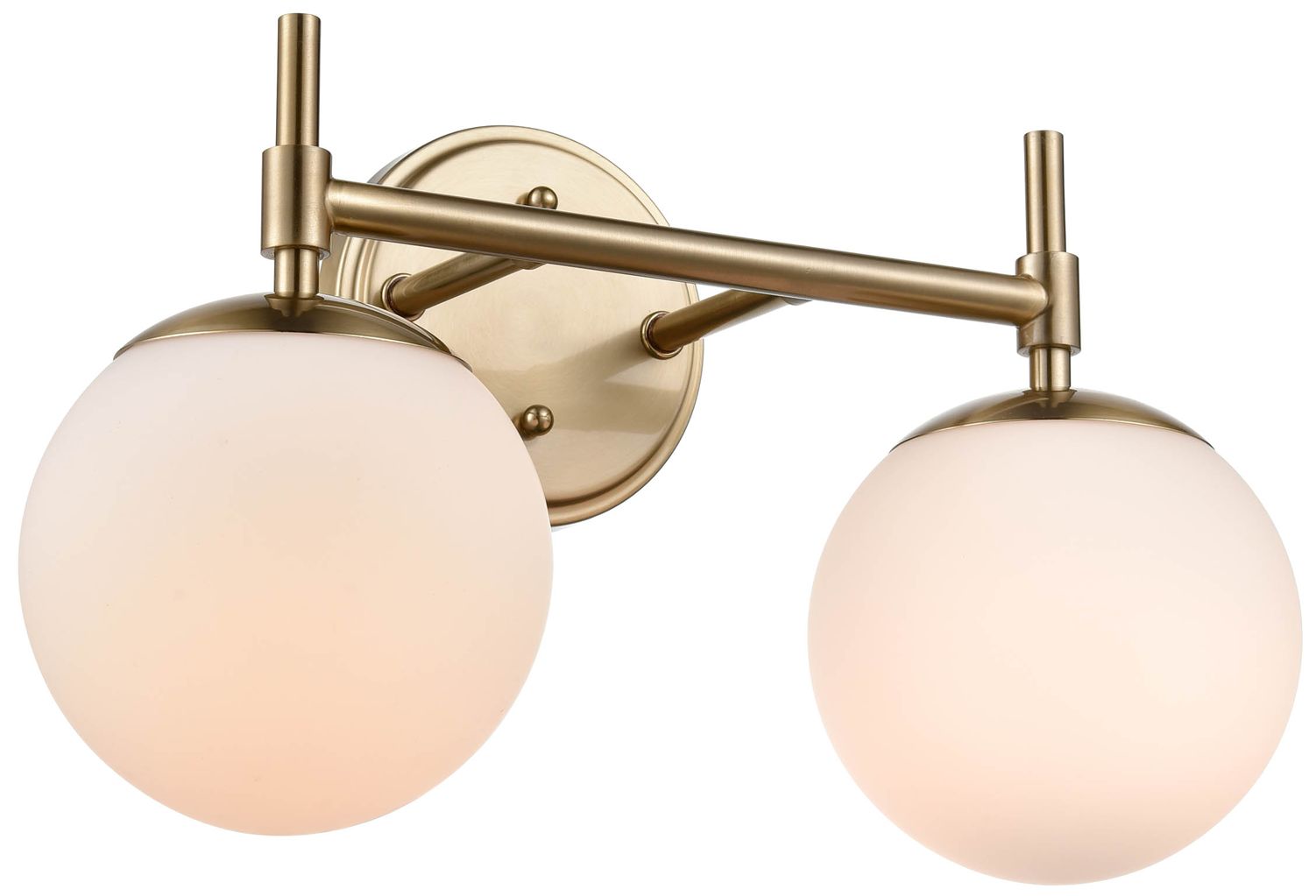Millennium 2-Light 15.5" Modern Gold Vanity Light